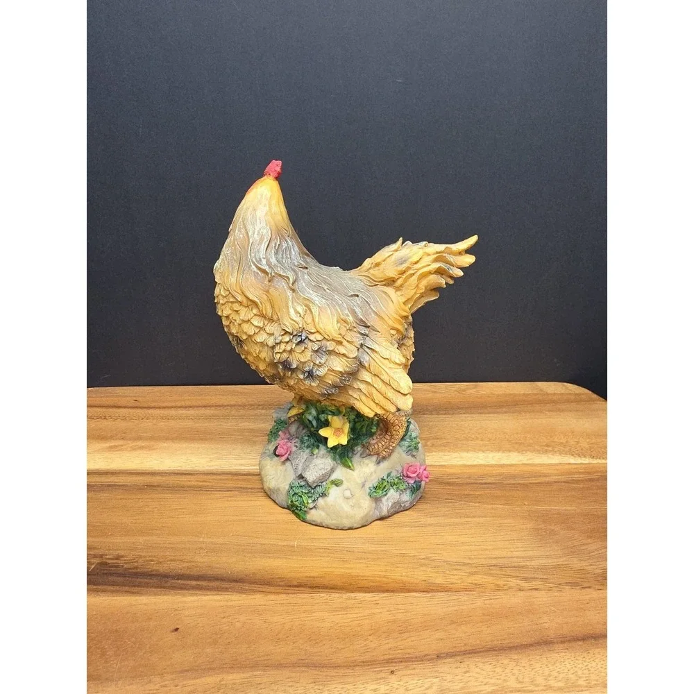 Vintage Music Box Dolgen Corp Hen & 2 Chicks W/ Rooster Crow Sound Tested WORKS!